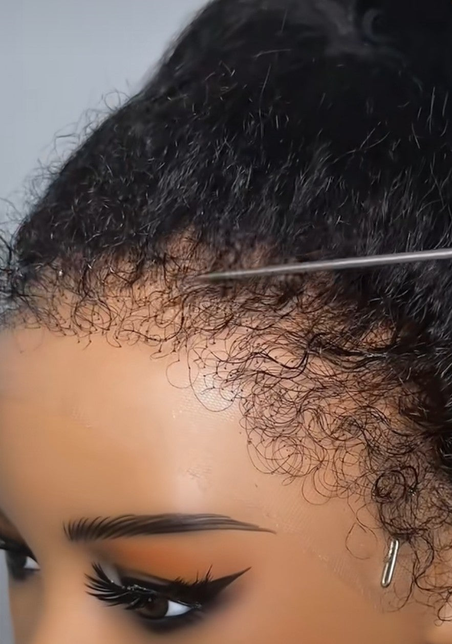 Flash sale Wear &Go Dianne 4C kinky edges curly hair wig