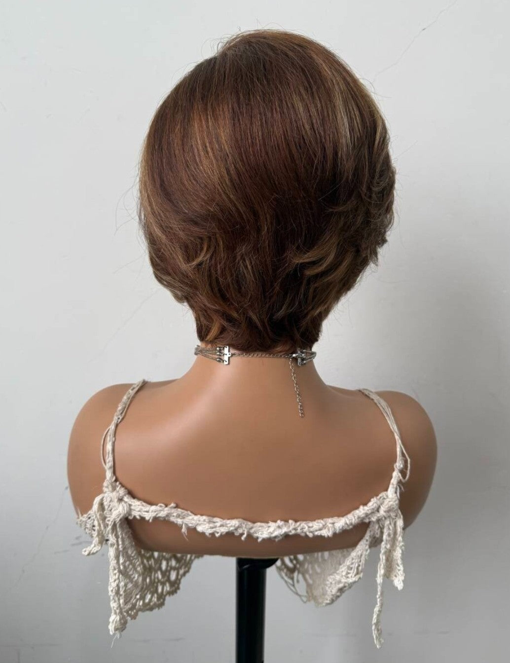 Dianne bob highlight wig 8inch 13*4