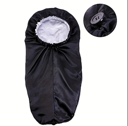 Adjustable Silk Sleep Bonnet with Tie Band – Long and short size