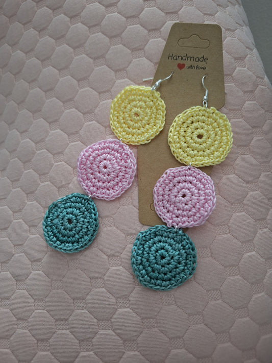 Triozuni boucles d'oreilles en crochet